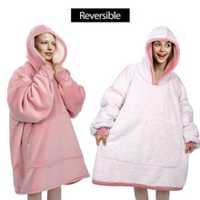 Load image into Gallery viewer, Cozy Hoodie Blanket Oversized Blanket Sweatshirt For Adults &amp; Children