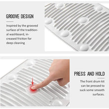 Load image into Gallery viewer, Non-slip Folding Clothes Washboard