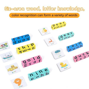Wooden Crossword Puzzle set