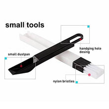 Load image into Gallery viewer, Window Track Cleaning Brushes with Dustpan