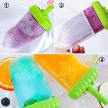 Load image into Gallery viewer, Reusable DIY Ice Lolly Molds