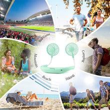 Load image into Gallery viewer, Rechargeable Mini Neck Fans