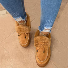 Load image into Gallery viewer, Women&#39;s boots round head thick sole Orthopedic Arch-Support thick warm cotton shoes