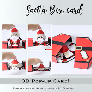 Christmas sale 3D Santa Claus Prank Pop-up Box card🥳