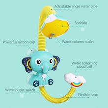 Load image into Gallery viewer, Cute Elephant Baby Bath Shower Head