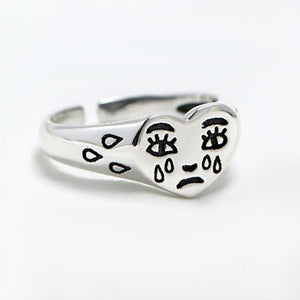 Creative Sad Expression Ring