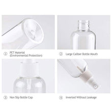 Load image into Gallery viewer, Portable Bottles Empty Clear Plastic Fine Mist Spray Bottles (3 PCs)