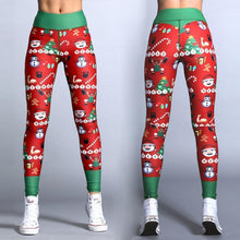 Load image into Gallery viewer, Christmas striped print pants
