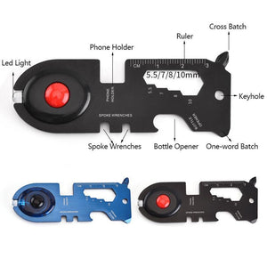 Round Head Multi-tool Card with Led