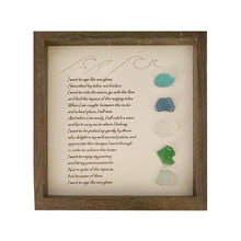 Load image into Gallery viewer, Sea Glass Art Photo Frame