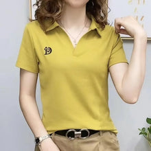Load image into Gallery viewer, V-neck Short Sleeve Shirt