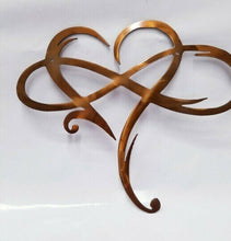Load image into Gallery viewer, 💞Infinity heart - Steel wall decor Metal Wall art