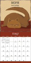 Load image into Gallery viewer, A Year of Snarky Cats 2024 Wall Calendar