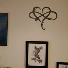Load image into Gallery viewer, 💞Infinity heart - Steel wall decor Metal Wall art