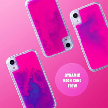 Load image into Gallery viewer, Dynamic Quicksand Flowing Neon Sand Liquid Phone Case