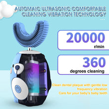 Load image into Gallery viewer, Smart 360 Degree U-shaped Children&#39;s Electric Toothbrush