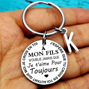 SANK® Porte-clés À MON FILS / MA FILLE (French keychain)