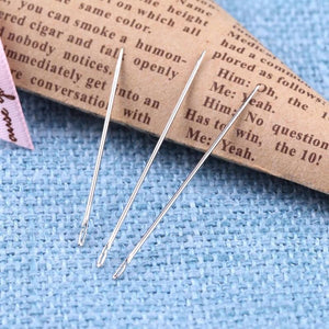 Self-threading Needles