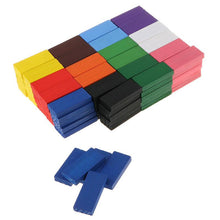 Load image into Gallery viewer, Colorful Domino Blocks Wooden Toys (120 PCs)