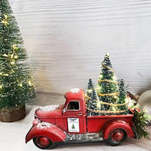Load image into Gallery viewer, Red farm Truck Christmas Centerpiece