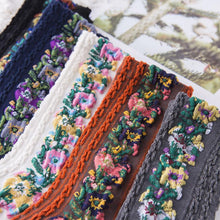 Load image into Gallery viewer, (5 pairs)Vintage Embroidered Floral Socks