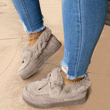 Load image into Gallery viewer, Women&#39;s boots round head thick sole Orthopedic Arch-Support thick warm cotton shoes