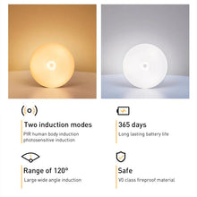 Load image into Gallery viewer, Intelligent human induction LED night light