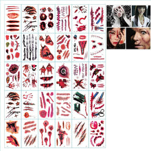 Load image into Gallery viewer, Halloween Prank Makeup Temporary Tattoo