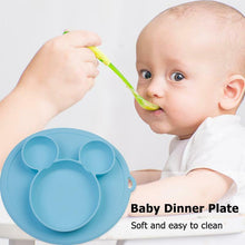 Load image into Gallery viewer, Baby Silicone Plate Kids Bowl