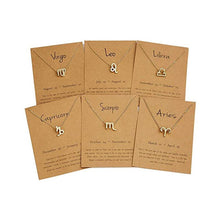 Load image into Gallery viewer, 12 Constellation Necklaces