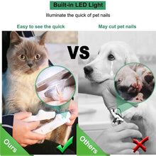 Load image into Gallery viewer, Professional LED Pet Nail Clippers