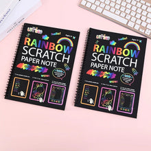 Load image into Gallery viewer, 🌈Rainbow Scratch Art Notebook