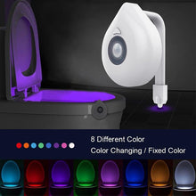 Load image into Gallery viewer, LED Induction Toilet Night Light