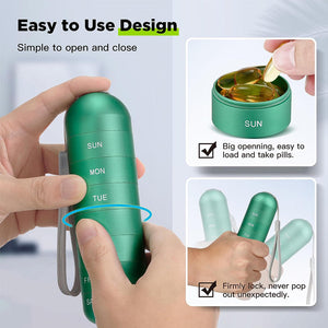 7 Days Portable Pill Case for Travel