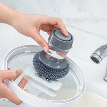 Load image into Gallery viewer, Kitchen Soap Dispensing Palm Brush