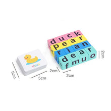 Load image into Gallery viewer, Wooden Crossword Puzzle set