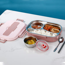 Load image into Gallery viewer, Stainless steel large capacity portable lunch box