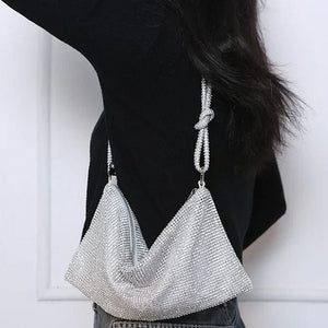 Luxury Design Shiny Rhinestones Handbag
