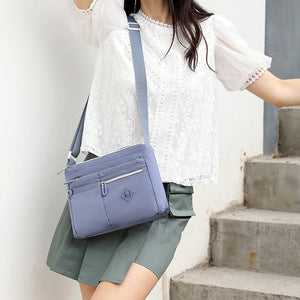 Women Lightweight Multi-Pocket Shoulder Bag