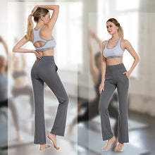 Load image into Gallery viewer, Women&#39;s High Waist and Flared Leg Yoga Pants