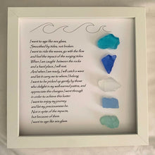 Load image into Gallery viewer, Sea Glass Art Photo Frame