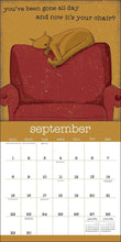 Load image into Gallery viewer, A Year of Snarky Cats 2024 Wall Calendar