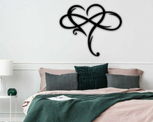Load image into Gallery viewer, 💞Infinity heart - Steel wall decor Metal Wall art