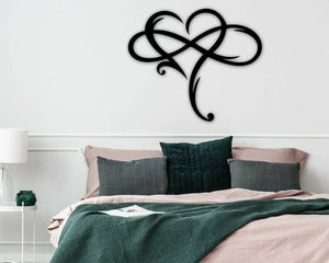💞Infinity heart - Steel wall decor Metal Wall art