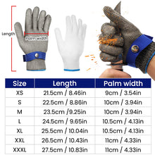 Load image into Gallery viewer, Stainless Steel Mesh Metal Labor Protection Gloves