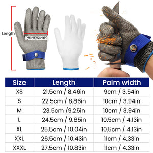 Stainless Steel Mesh Metal Labor Protection Gloves