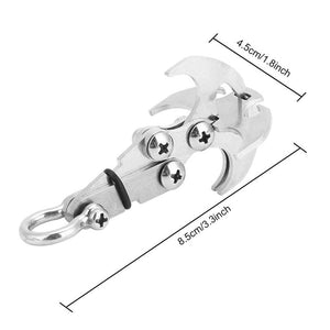 🪝Stainless Steel Survival Folding Grappling Gravity Hook🪝