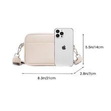 Load image into Gallery viewer, Small Square Leather Shoulder Bag