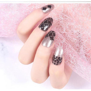Hollow Nail Stencil DIY Stickers Kit