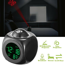 Load image into Gallery viewer, Multi-functional LCD CLOCK